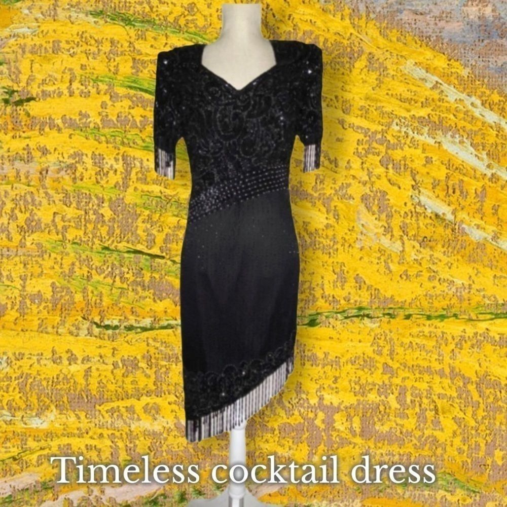 Lawrence Kazan New York cocktail dress.